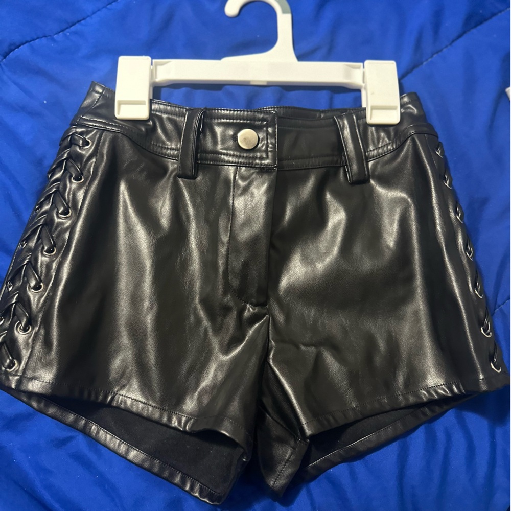 Leather Shorts